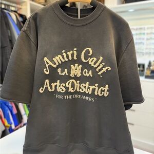 AMIRI Black Short Sleeve Tee